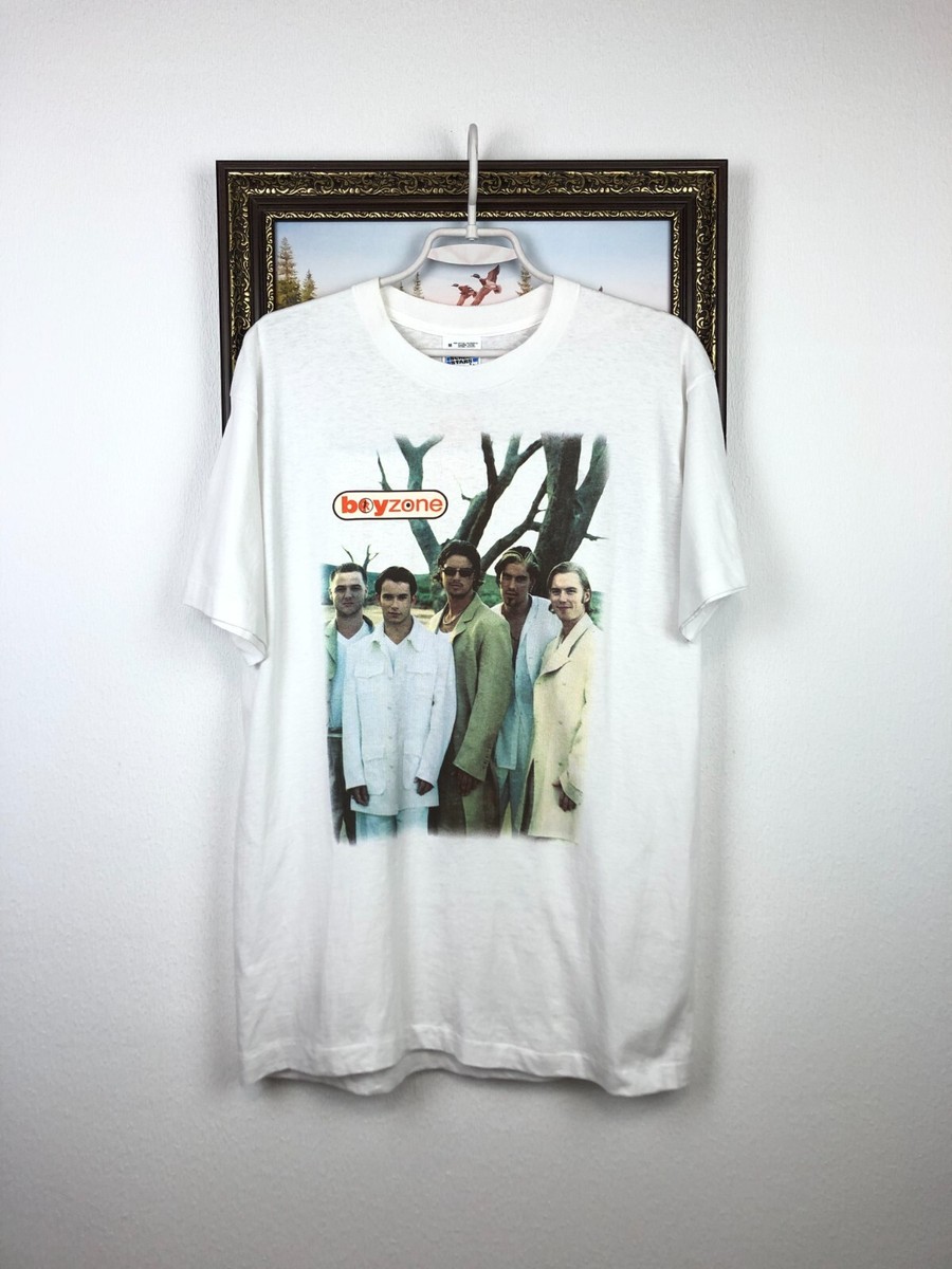 Vintage 90's 1997 Boyzone Summer Tour Tee Shirt Band Mens White