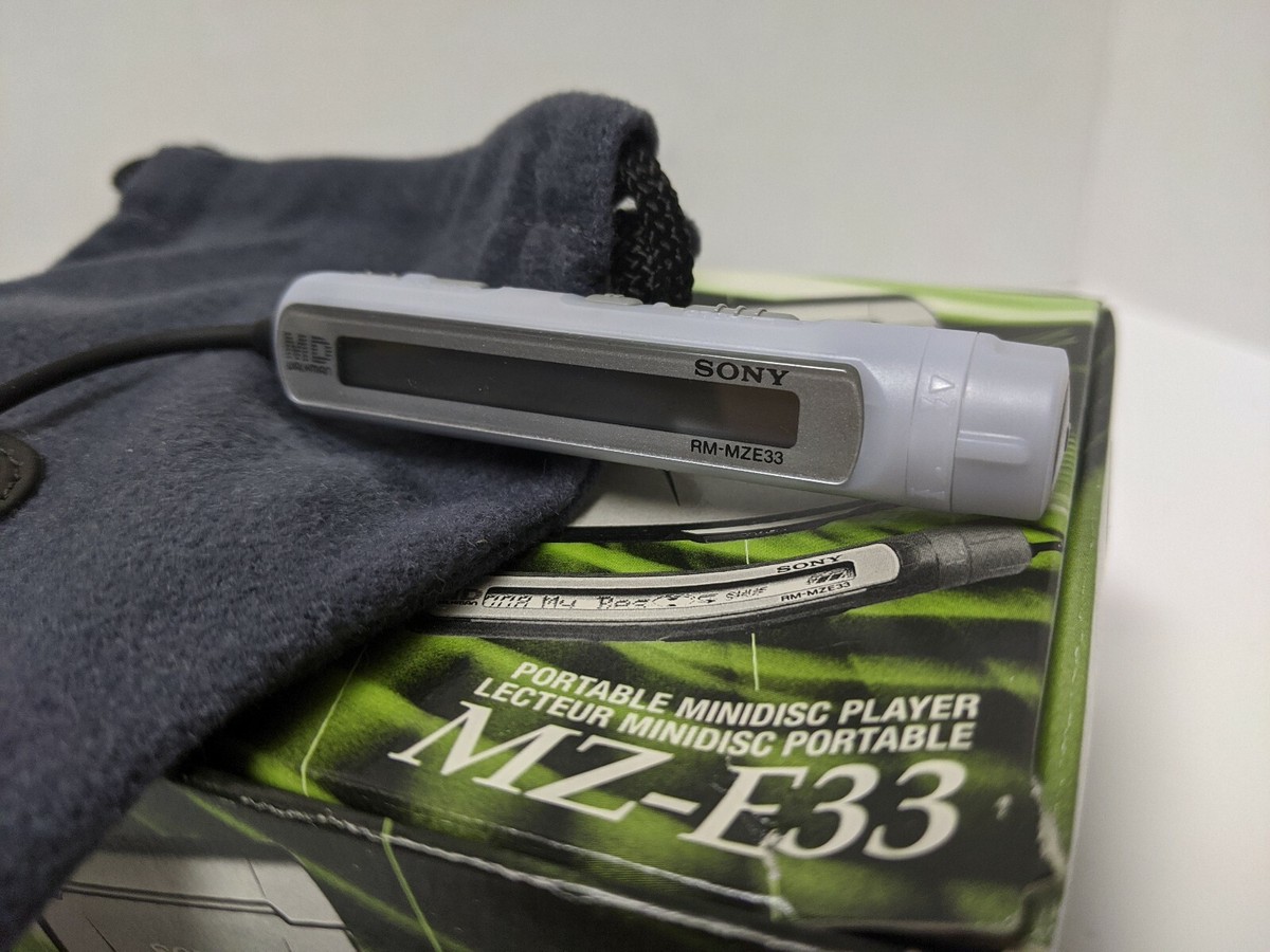 Sony Walkman MiniDisc Player MZ-E33 | eBay