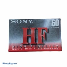 Sony High Fidelity Normal Bias Audio Cassette, 60 Min, NEW