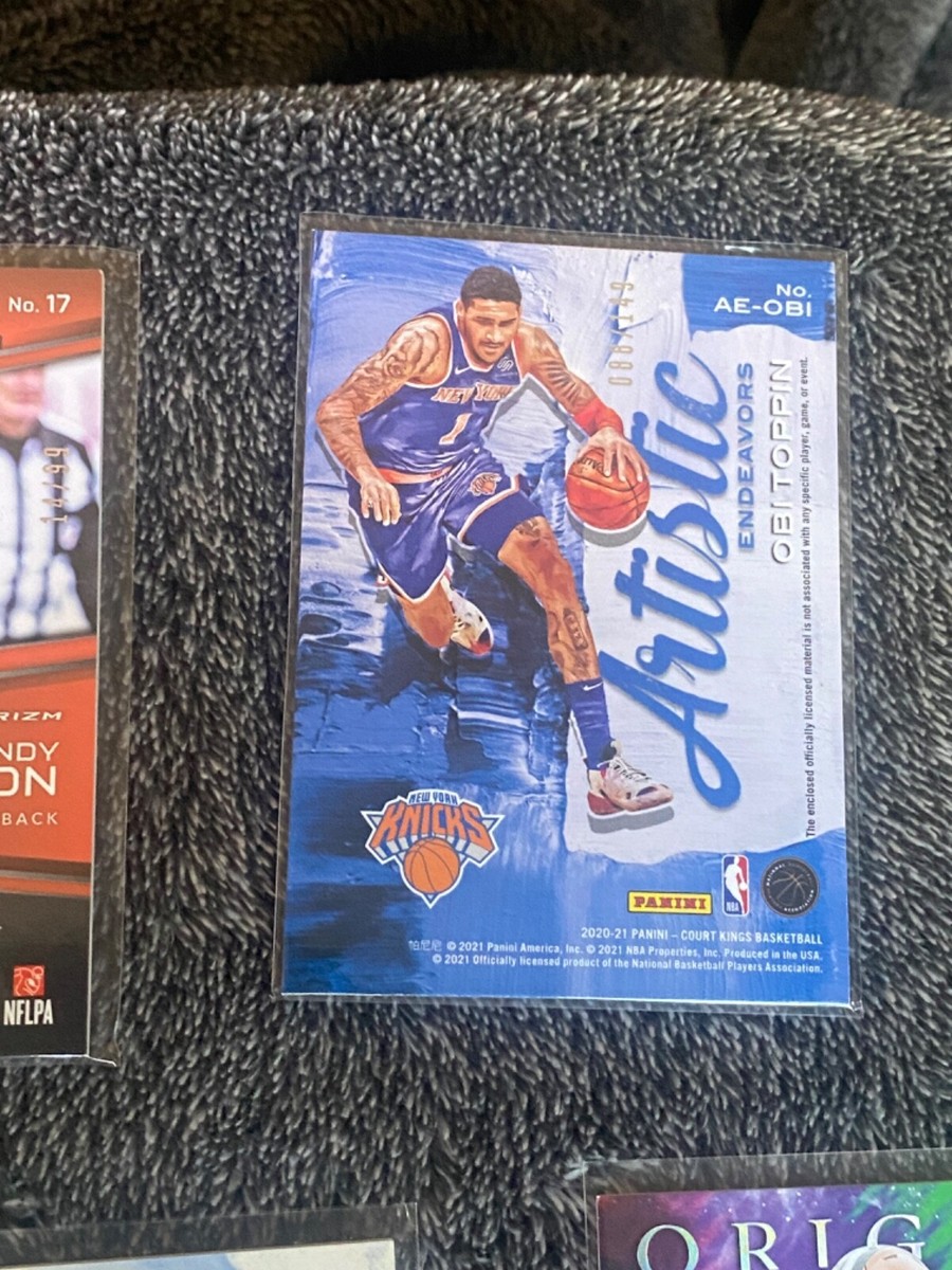 2020-21 Court Kings Artistic Endeavors Obi Toppin RC /149