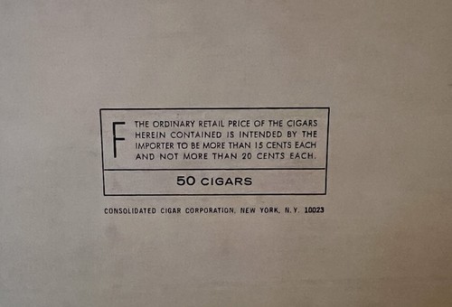 Caja de cigarros vintage El Producto color vibrante rojo blanco precio en caja - Imagen 6 de 12