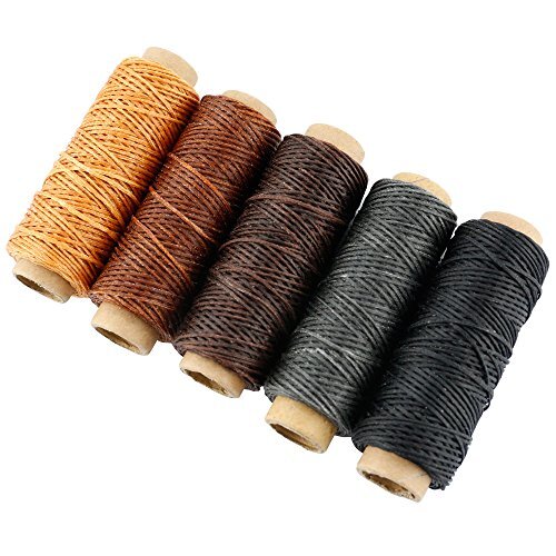 264 Yards 150D Leather Sewing Waxed Thread Cord for Leather Craft DIY Color a - 第 4/7 張圖片