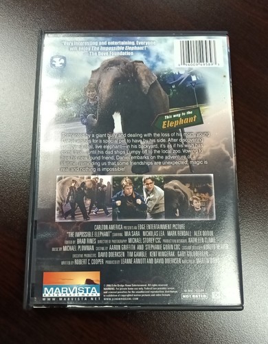 The Impossible Elephant (DVD, 2007) Used Nice Shape Fast Shipping Elephant Movie - Picture 2 of 6