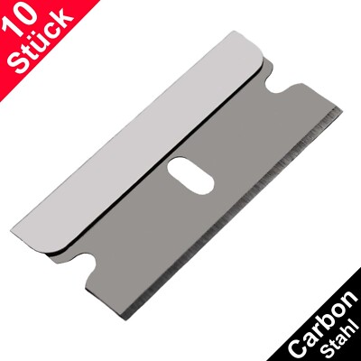 10 Ersatzklingen Klingen für Kochfeldschaber Glas Schaber Austauschklingen