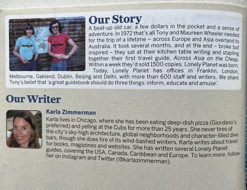 Lonely Planet Chicago (Travel Guide) Pull-out Map Local Secret 8th Edition 2017 - Picture 9 of 9