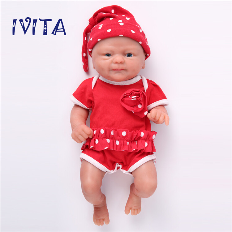 14"Little Doll Boy or Girl Lifelike Full Body Silicone Rebor