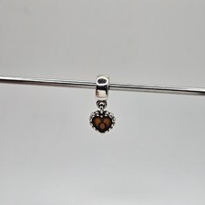 Original Pandora Braun Cognac Emaille Dangle ...