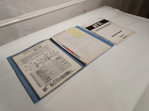 Lot of 3 ACER Spring File & Mitutoyo Linear Scale Installation/Operation Manuals