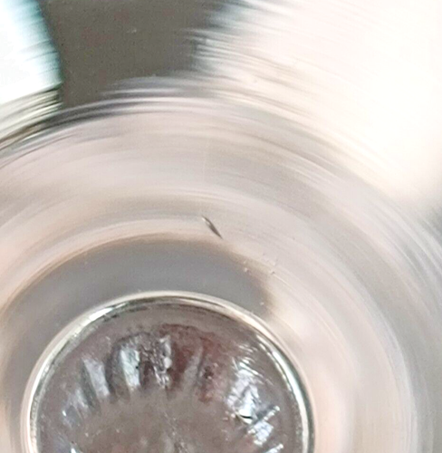 Antique CANDLELIGHT by Cambridge Crystal Clear Etched Wine Glass 6.25" Height - Picture 10 of 10