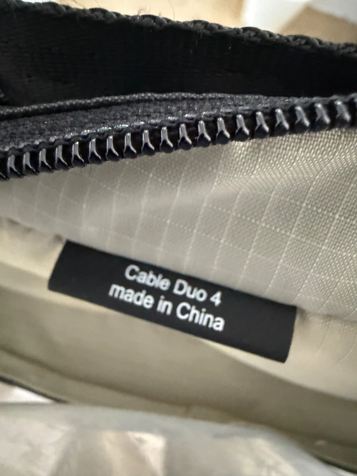 Bolsa Tenba Tools Cable Duo 4 (dupla face) preta - Imagem 3 de 3