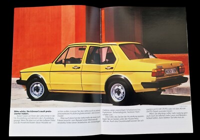VW VOLKSWAGEN JETTA I 1 C CL GL Prospekt Brochure 1981 AW