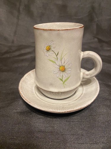 Vintage Creigiau Studio Pottery 6 X Coffee cups and saucers. Welsh Cardiff - Picture 2 of 12