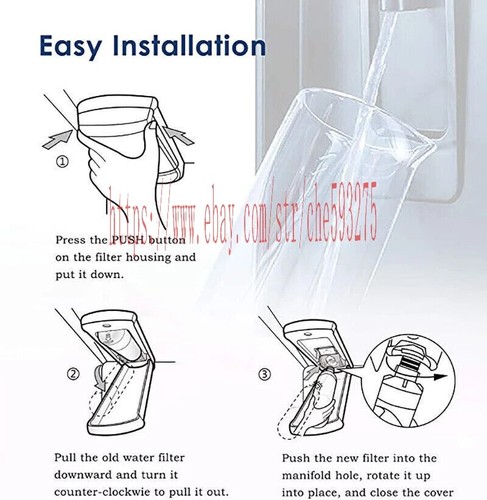 2Pack LG LT1000P Refresh Refrigerator Ice Water Filter ADQ747935 GF-D706BSL - Picture 12 of 12