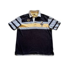 VINTAGE PHAT FARM RUGBY POLO SHIRT EMBROIDERED BIG LOGO XXL MENS