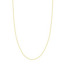 1.15MM TWISTED SINGAPORE ROPE CHAIN NECKLACE REAL 10K YELLOW GOLD