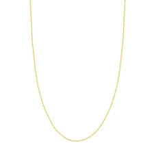 1.15MM TWISTED SINGAPORE ROPE CHAIN NECKLACE REAL 10K YELLOW GOLD