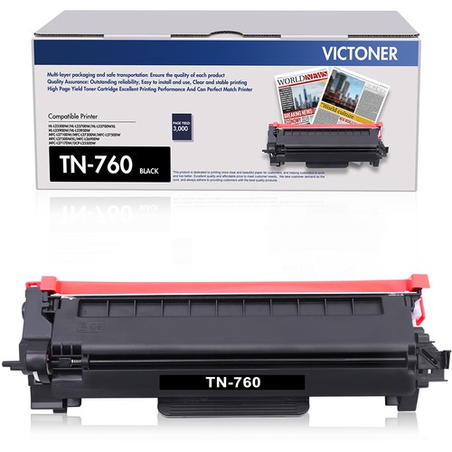 TN760 Toner DR730 Trommelkassette für Brother MFC-L2690DW MFC-L2710DW L2550DW Set - Bild 4 von 12