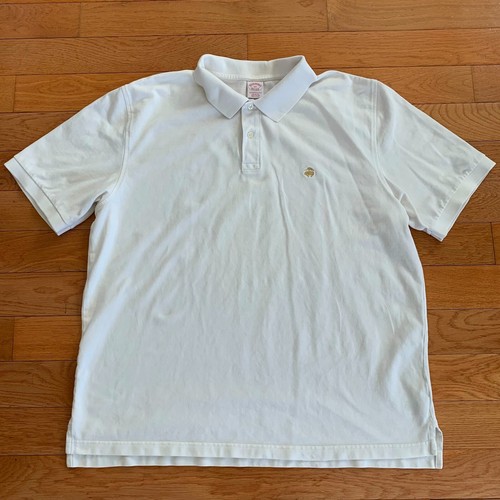 Brooks Brothers Performance Polo 100% Cotton White Mens XXL 2XL - Picture 2 of 8