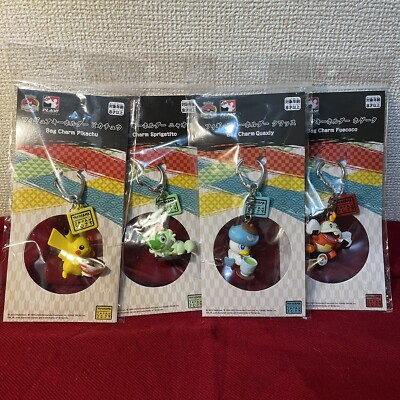 4 set Pokemon World Championships 2023 Yokohama Figure Keychain