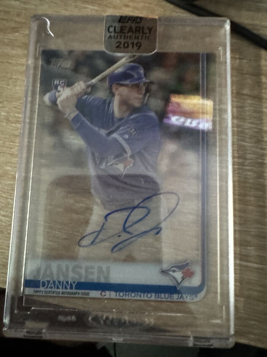 2019 Topps Clearly Authentic Autographs Danny Jansen auto RC 2019 Topps Clearly Authentic Autographs Danny Jansen auto RC