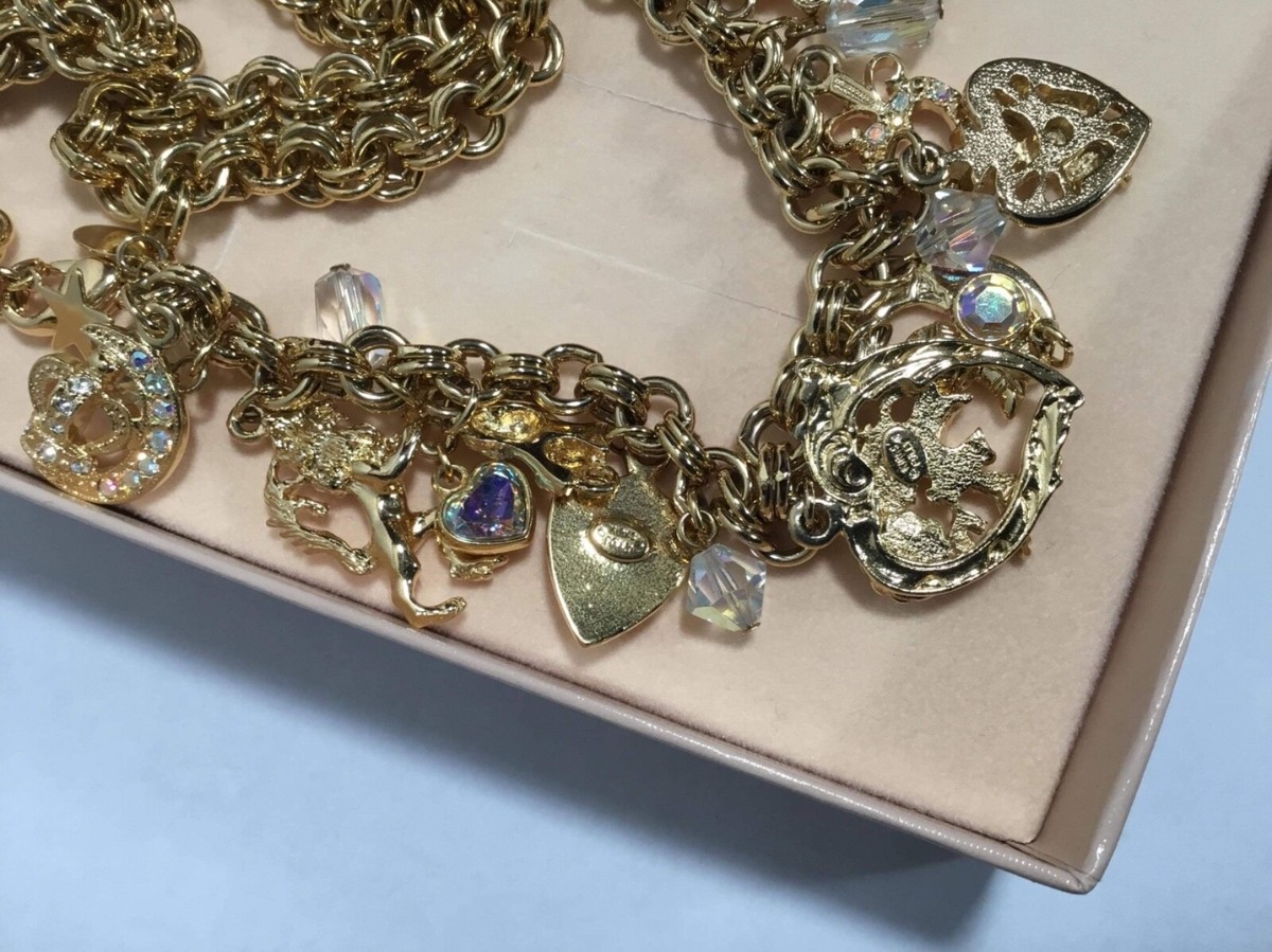 Kirks Folly Legend of the Heart Interchangeable Charm Bracelet and