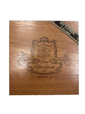 Cigar Box Empty 2.75x6x6.25" Wood Square Don Pepin Garcia Wooden 