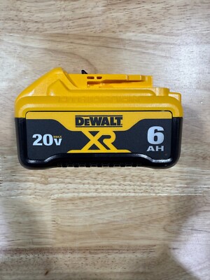 New! GENUINE DEWALT  20V Max XR Premium Lithium-Ion 6.0Ah Battery (DCB206)