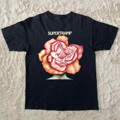 SUPERTRAMP Self Titled 80 s Short Sleeve Black Size S-5XL Shirt OM101.webp