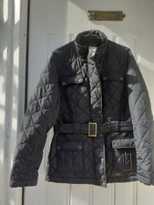 Women's Black Lightweight Quilted Belted Jacket - Toggi - Roxbury - Size 14