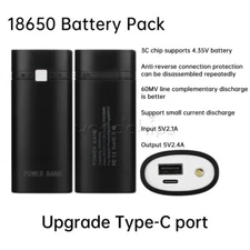 5V 2A Mobile Power Bank Case 2X18650 Battery Box DIY Mobile Power Kits Type-C
