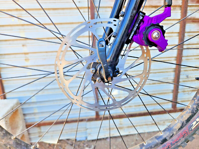 Bianchi Vintage steel mountain bike frame with Paul Flat
