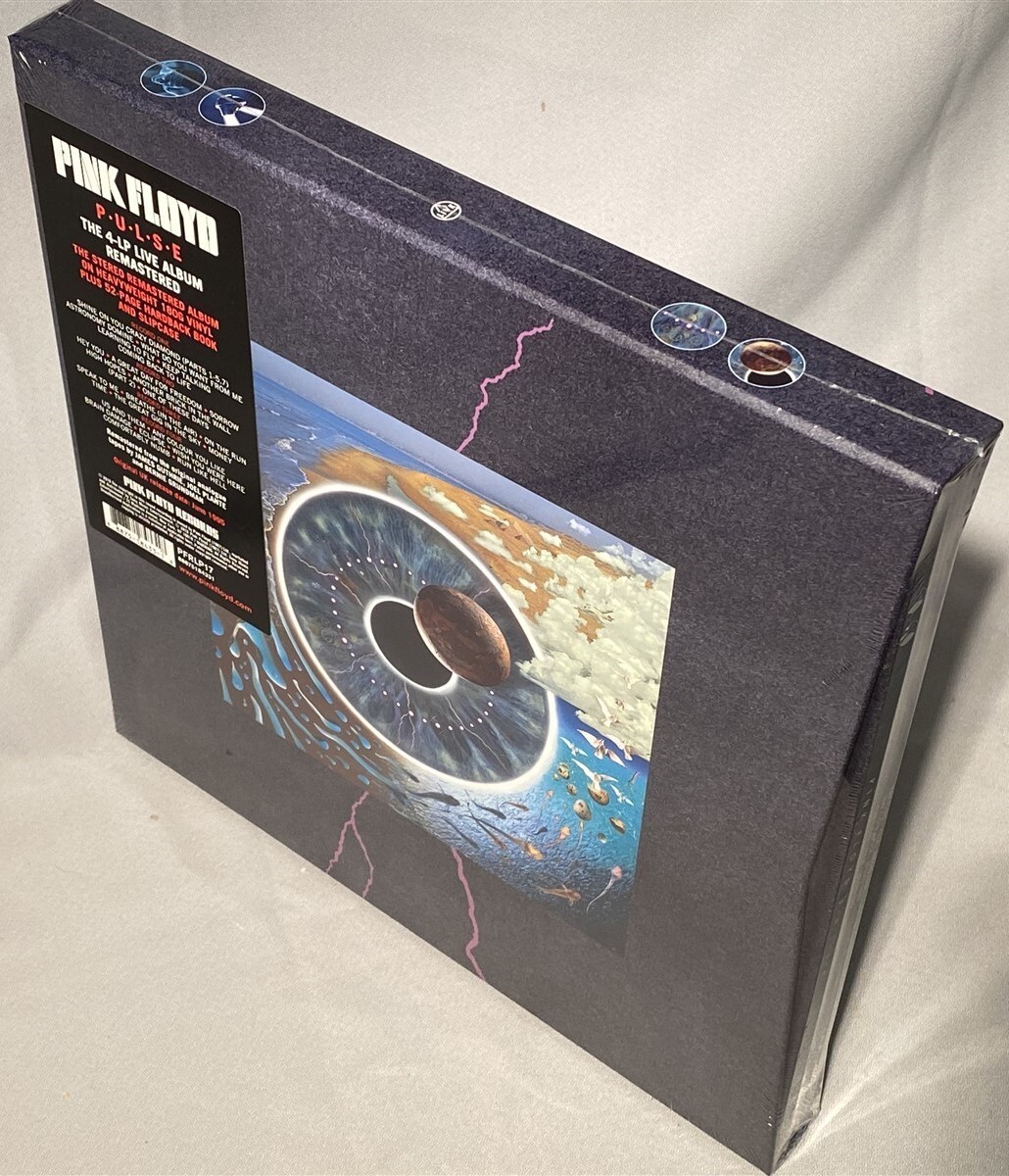 LP PINK FLOYD Pulse (4 DISC VINYL BOX SET with BOOK, 2018) NEW MINT SEALED