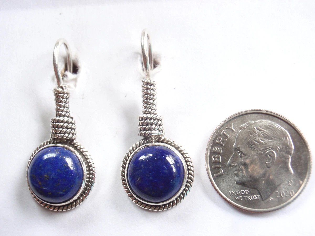 Lapis earrings deals ebay