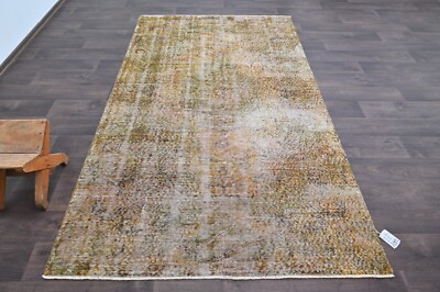 Oushak Türkisch Vintage Teppich 5x8 Kelim Rug Anatolisch Handarbeit Boho Deko...