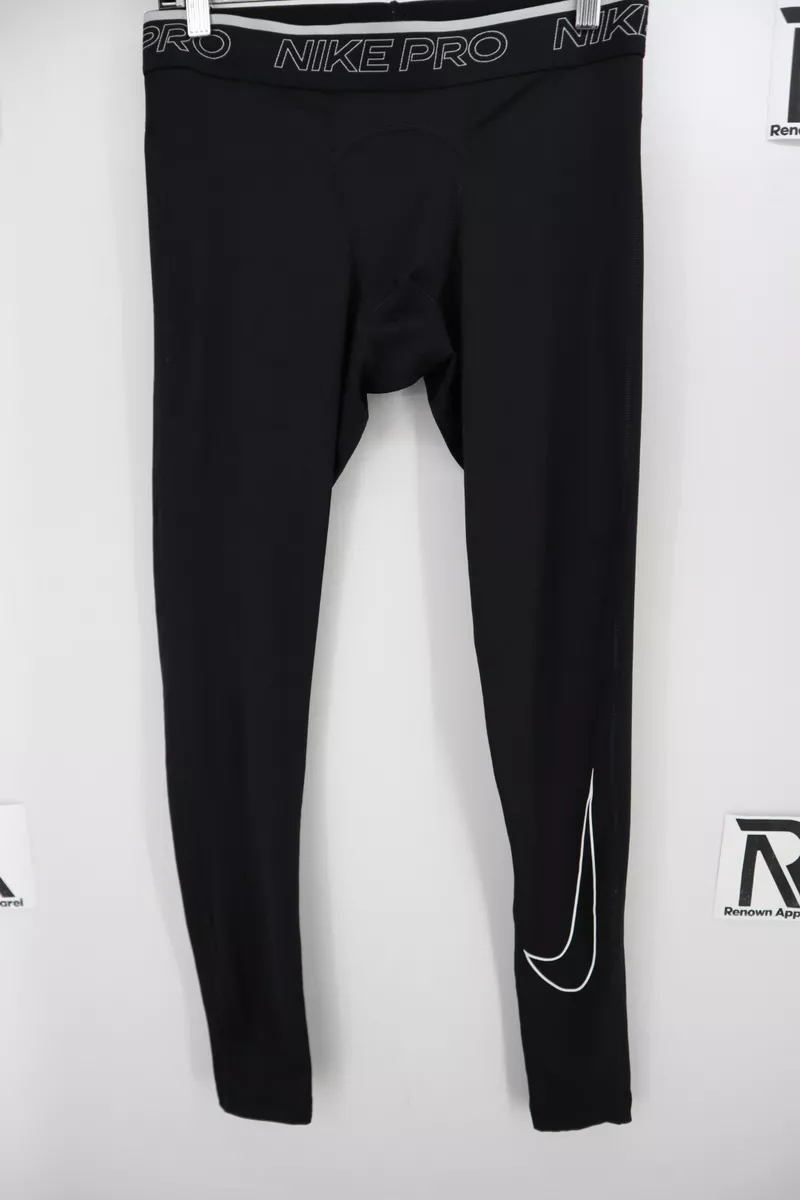 Mens Nike Pro Dri Fit Tight Fit Leggings Size L Large Black