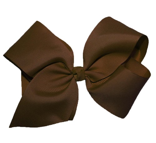 WD2U Girls Large 6" Grosgrain Knotted Boutique Hair Bow Alligator Clip - Picture 47 of 60