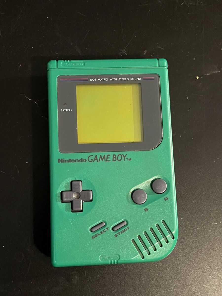 Green Nintendo Gameboy 1989 Original DMG-01 Handheld Game Green Nintendo Gameboy 1989 Original DMG-01 Handheld Game