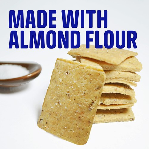 Keto Almond Flour Crackers Variety Pack - Gluten Free, Low Carb, No Sugar - Picture 4 of 5