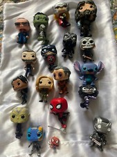 Disney & Marvel Funko Pops  Lot of  17 Loose