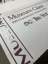 TRUE VIEW MUSEUM CONSERVATION GLASS SHEETS 99% UV - 1% REFLECTION