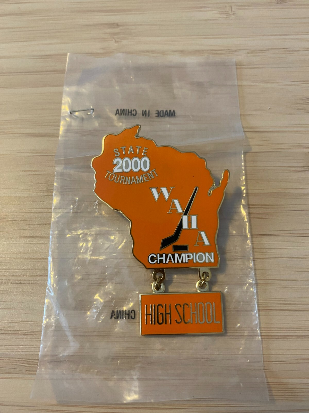 NEW Wisconsin WAHA 2000 State Tournament Champion High School Hockey