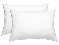 Set of 2, 100 Cotton Percale T-200 Anti Microbial Pillow Protector with Zipper.