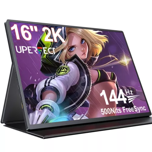 UPERFECT Portable Monitor 2K 144Hz 16 Zoll Tragbarer Monitore mit 2560 * 1440 