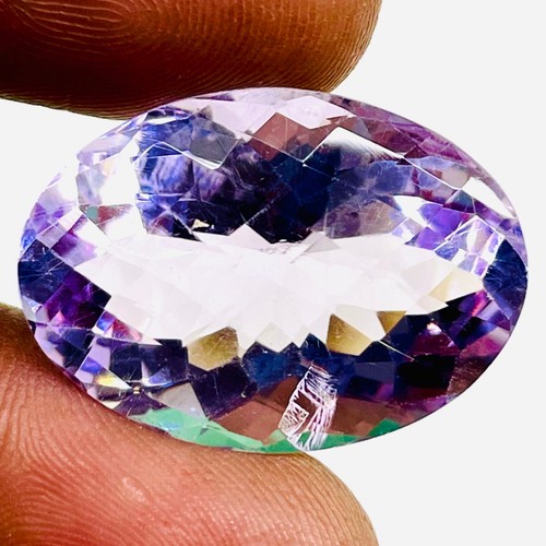 VVS 32.80 Cts Natural Bolivian Pink Amethyst Dazzling Huge Pendant Size Gemstone - Picture 8 of 21