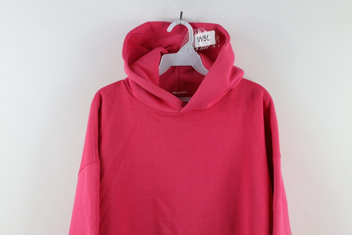 Vtg 90s Russell Athletic Mens XL Faded Blank Heavyweight Hoodie