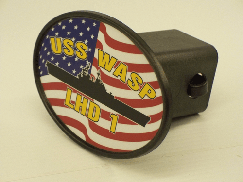 USS WASP LHD 1 Hitch Cover Military USN U S Navy - Picture 1 of 4