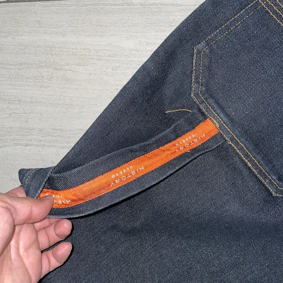 Iceberg History Y2K Baggy Double Knee Denim Size 35 - Image 3 of 4