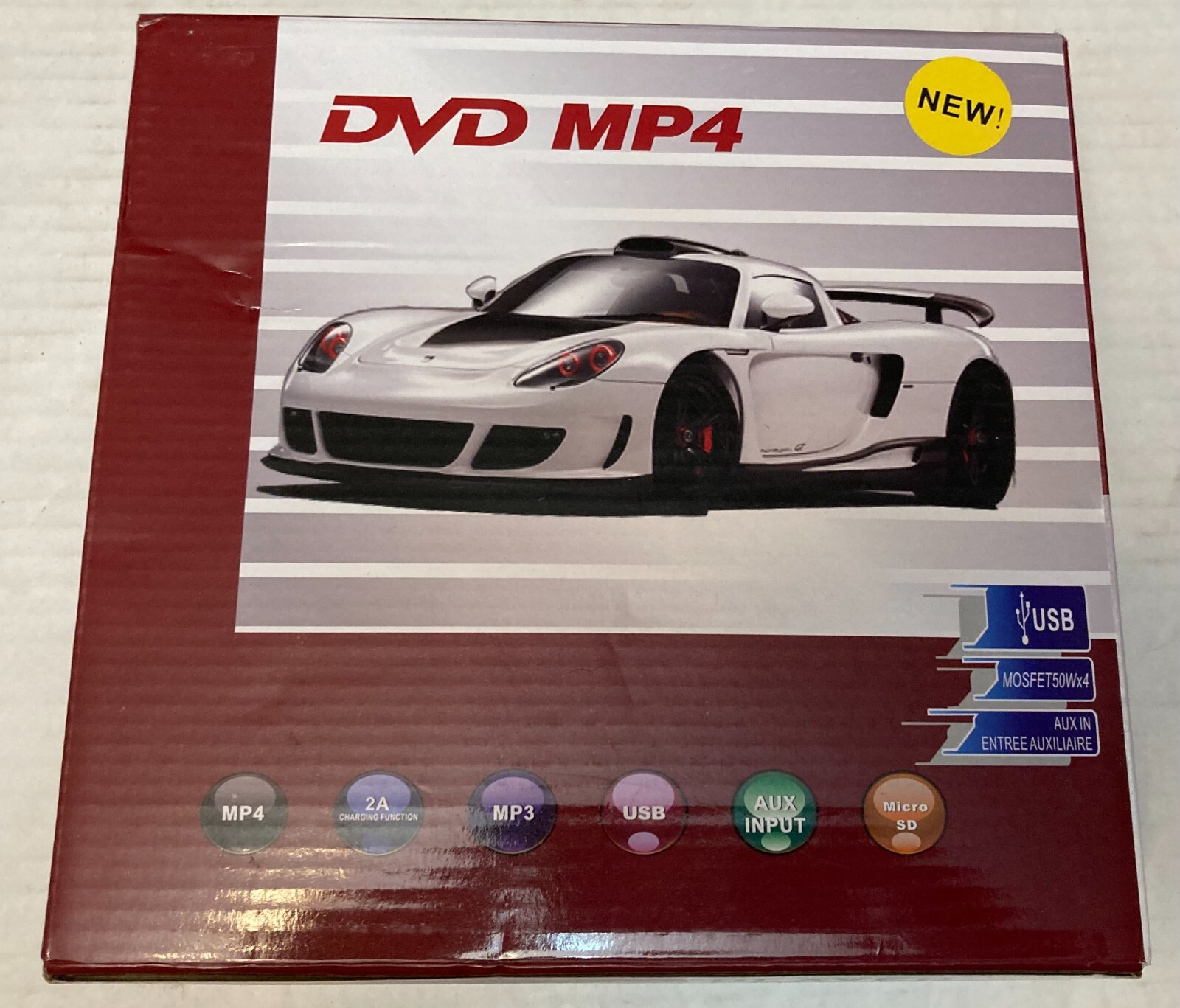 In Dash Car Fm Usb Micro Sd Aux Input Dvd Mp4 Al-5014bt