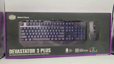 Cooler Master Devastator 3 Combo Set Membran-Tastatur & Gaming Maus LED M110