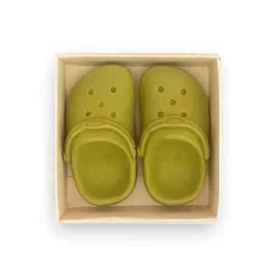 Neuheit Limettengrüne Weiße Schokolade Mini Crocs 90g